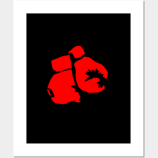 Boxing glove Posters and Art